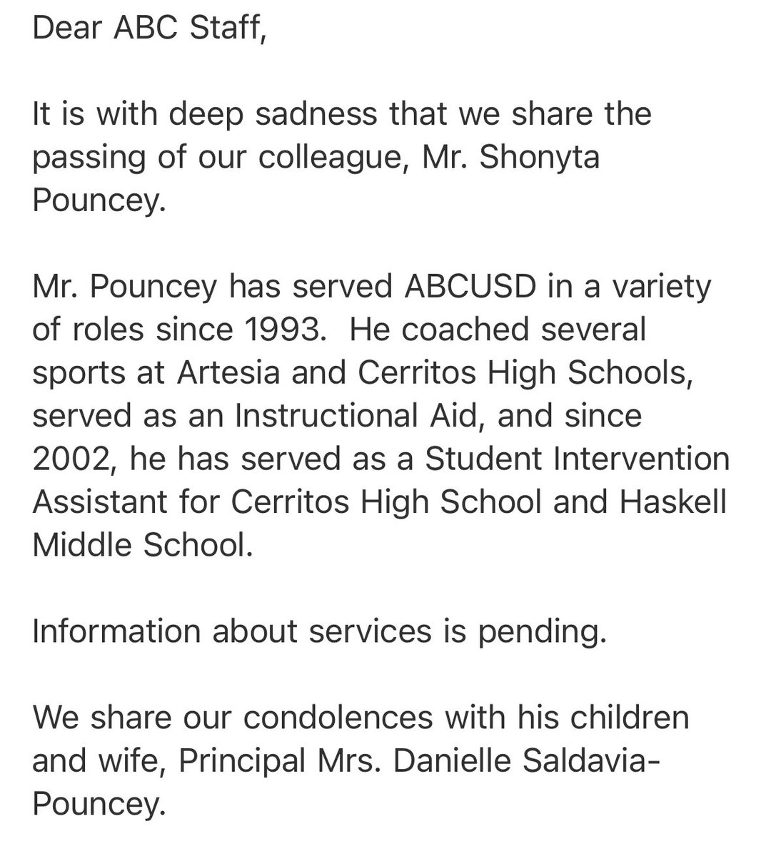 LorenKopff's tweet photo. So sad to hear this news. Shonyta Pouncey guided the 2019-2020 Artesia High girls basketball team to the CIF-Southern Section Division 5AA championship. He coached the Pioneers for six seasons, going 38-24 in his last two seasons, including the championship. https://t.co/n1hmU9rbes
