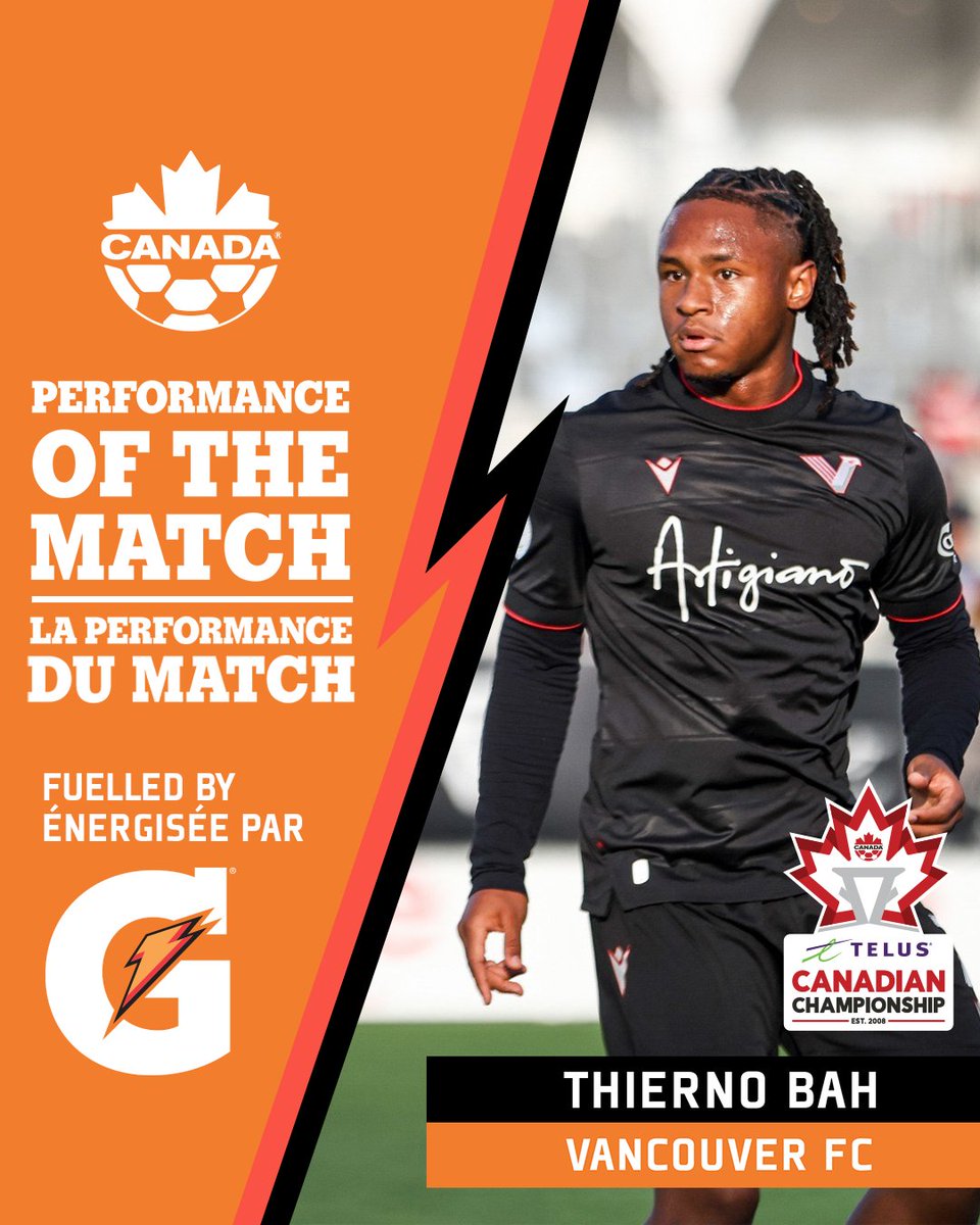 Thierno Bah stepped up when it mattered most and he earns tonight's <a href="/GatoradeCanada/">Gatorade Canada</a> Performance of the Match