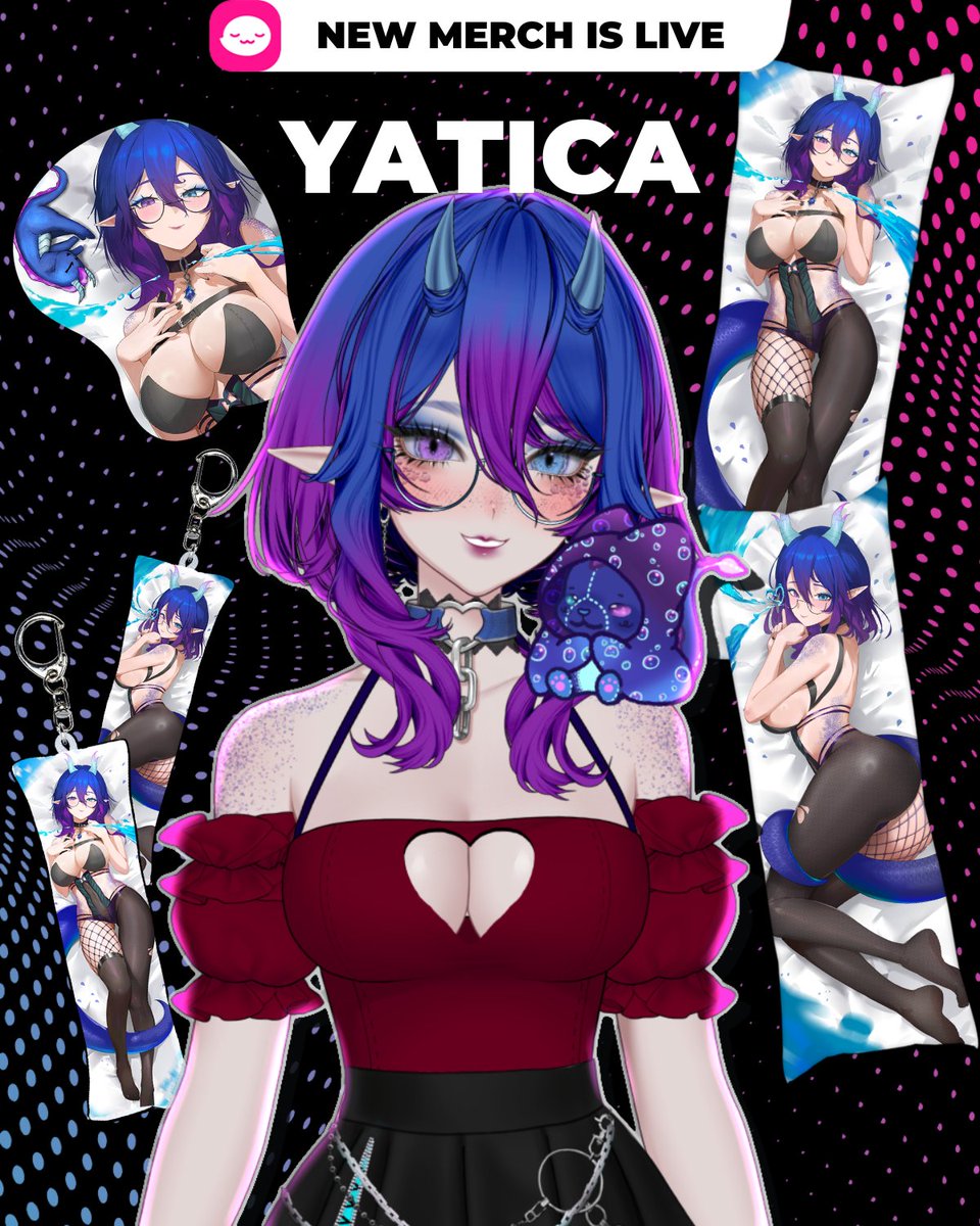 Yaticaimagine's tweet image. 😏Always wanted to have your own Yatica Body Pillow?
😶‍🌫️Need to rest your Wrist on my rack?

✨Yatica Merch is LIVE NOW at UWU Market!✨
Now you can snuggle with me all day every day!

💖uwumarket.us/collections/ya…💖