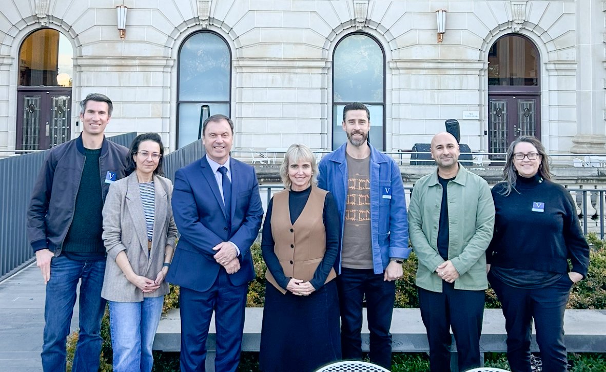 This week, a delegation from Victoria’s music industry met with Creative Industries Minister Colin Brooks at Parliament House to discuss how we can work together to strengthen and sustain our state’s vibrant music scene.