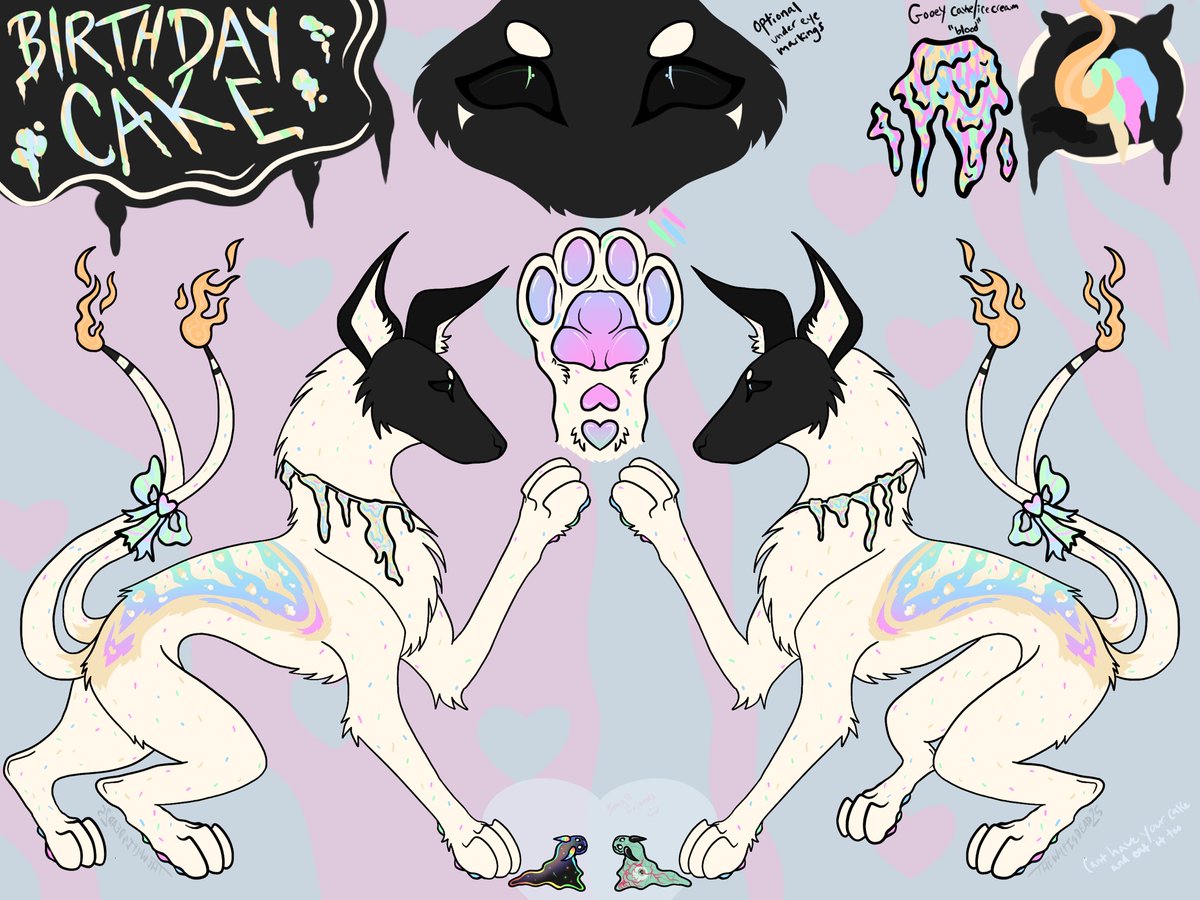 daredreth's tweet photo. Birthday Cake reference sheet!

#art #oc #originalcharacter https://t.co/e9LF9mtfpB