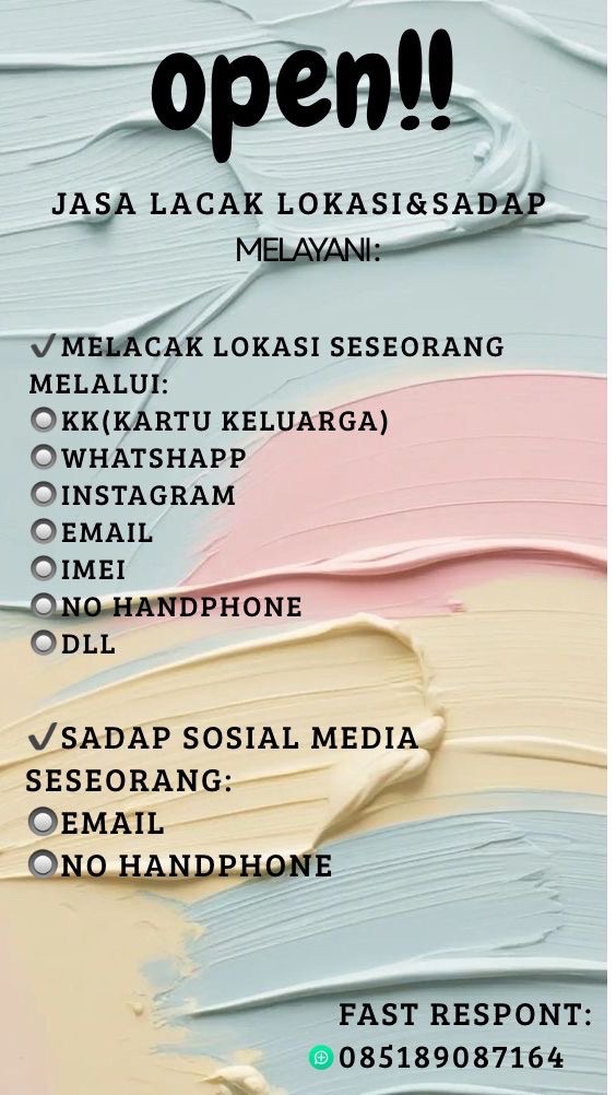 sjtdgmtmm's tweet image. 🎯lacak hp hilang by no hp / imei
🎯lacak penipu/scammer/tabrak lari/terror/. revengeporn 
🎯lacak lokasi orang
🎯sadap akun / hack akun / pulihkan akun
FS! : wa wa.me/message/DBAF4U…