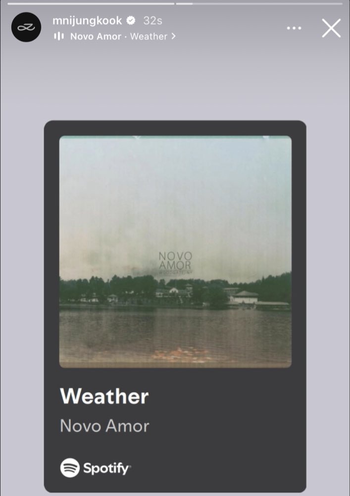 تحديث جونقكوك عبر قصة حسابه على منصّة إنستقرام.