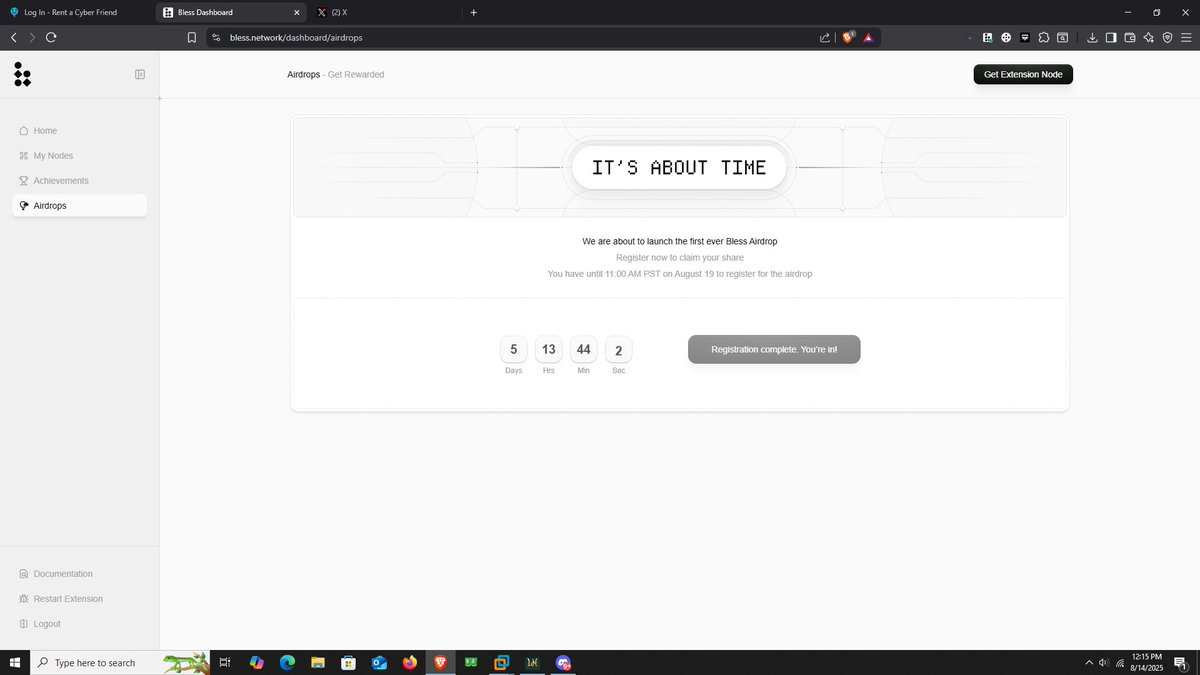 Are we all good now? May all of us be Blessed! Grab yours it's still early!

bless.network/dashboard?ref=…

<a href="/theblessnetwork/">Bless</a> 

#bless #Blessnetwork