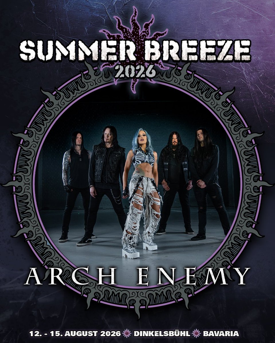 It's on! #Germany - we'll see you at #SummerBreeze 2026! 🤘Tickets: aelink.co/summerbreeze20…

#archenemy #live #tour #festivals