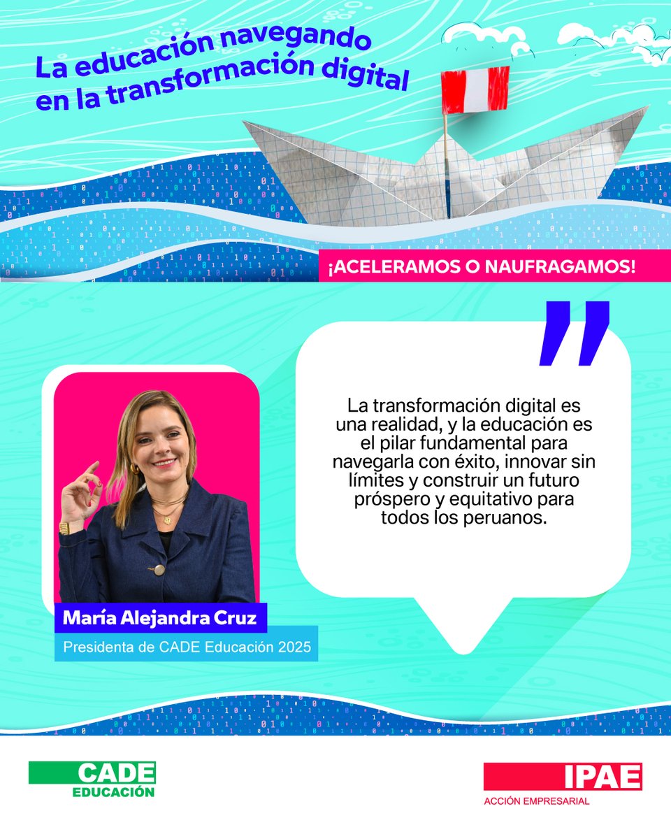 IPAEPERU's tweet photo. Estos fueron los mensajes más resaltantes de la inauguración de #CADEeducación. https://t.co/jSqAYo6Zud