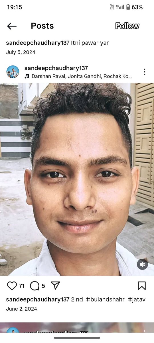 Indian__muslim's tweet photo. Name👉🏼 Sandeep 
Address👉🏼 Resident of village Siyana, district Bulandshahr Sir @bulandshahrpol @Uppolice This boy named Sandeep is using abusive language against Allah in the comment section of Instagram which is intolerable and is hurting the sentiments of a particular community https://t.co/2DgsIesgxR