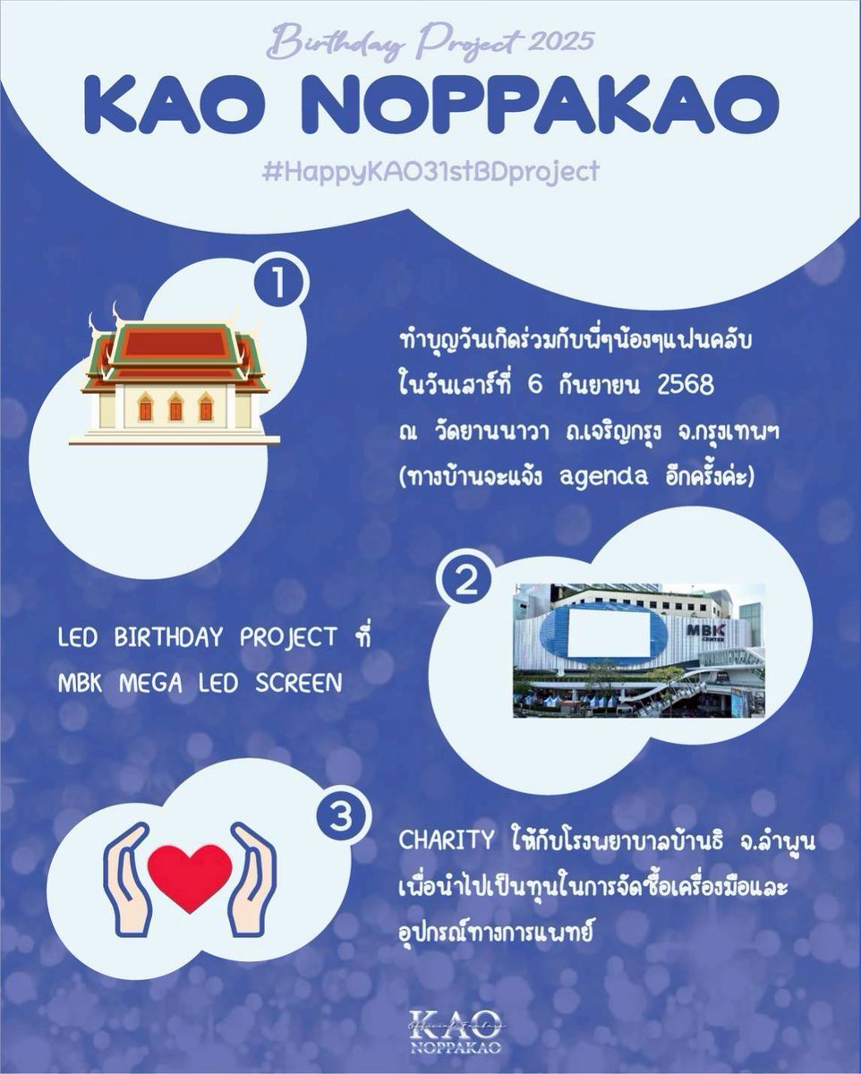KaoNoppakaoTH's tweet photo. 📣KaoNoppakao Official Thailand จะเปิดลงทะเบียนสำหรับพี่ๆน้องๆ แฟนคลับ เพื่อเข้าร่วมงานทำบุญวันเกิดน้องเก้าในวันที่ 6 กันยายน 2568 ณ วัดยานนาวาค่ะ

(วันลงทะเบียน)
🗓️ อาทิตย์ที่ 17 สิงหาคม 2568
⏰12.00 น.
👥จํานวน 400 ท่าน

📝 การลงทะเบียน จะเปิดให้ลงทะเบียนผ่าน google form ใน X และ ทาง Line Openchat  นะคะ

KAO NOPPAKAO
#number_9th 
#งุ้งงิ้งๆของนพเก้า
#31YKaoBirthdayProject