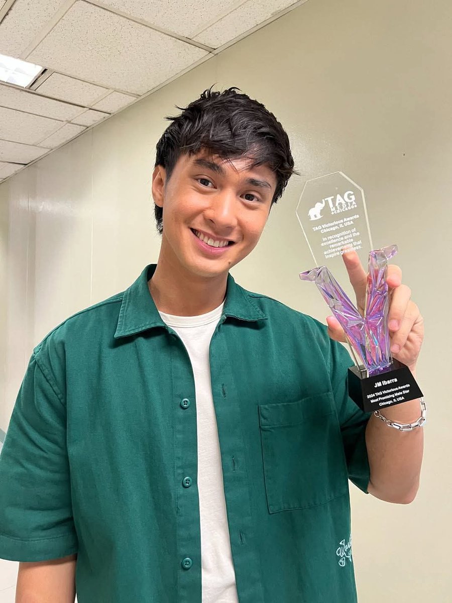tagmediachicago's tweet photo. Congratulations on your remarkable achievement, JM Ibarra — awarded the 2024 TAG Most Promising Male Star! May you continue to bless the world with your core gift and inspire many through your talent. The Filipino-American community of Chicago is very proud of you!

#TAGAwardsChicago
#TAGVictorious
#TAGVictorious2024
#TAGVictoriousAwards
#JMIbarra 

JM Ibarra TAG Victorious