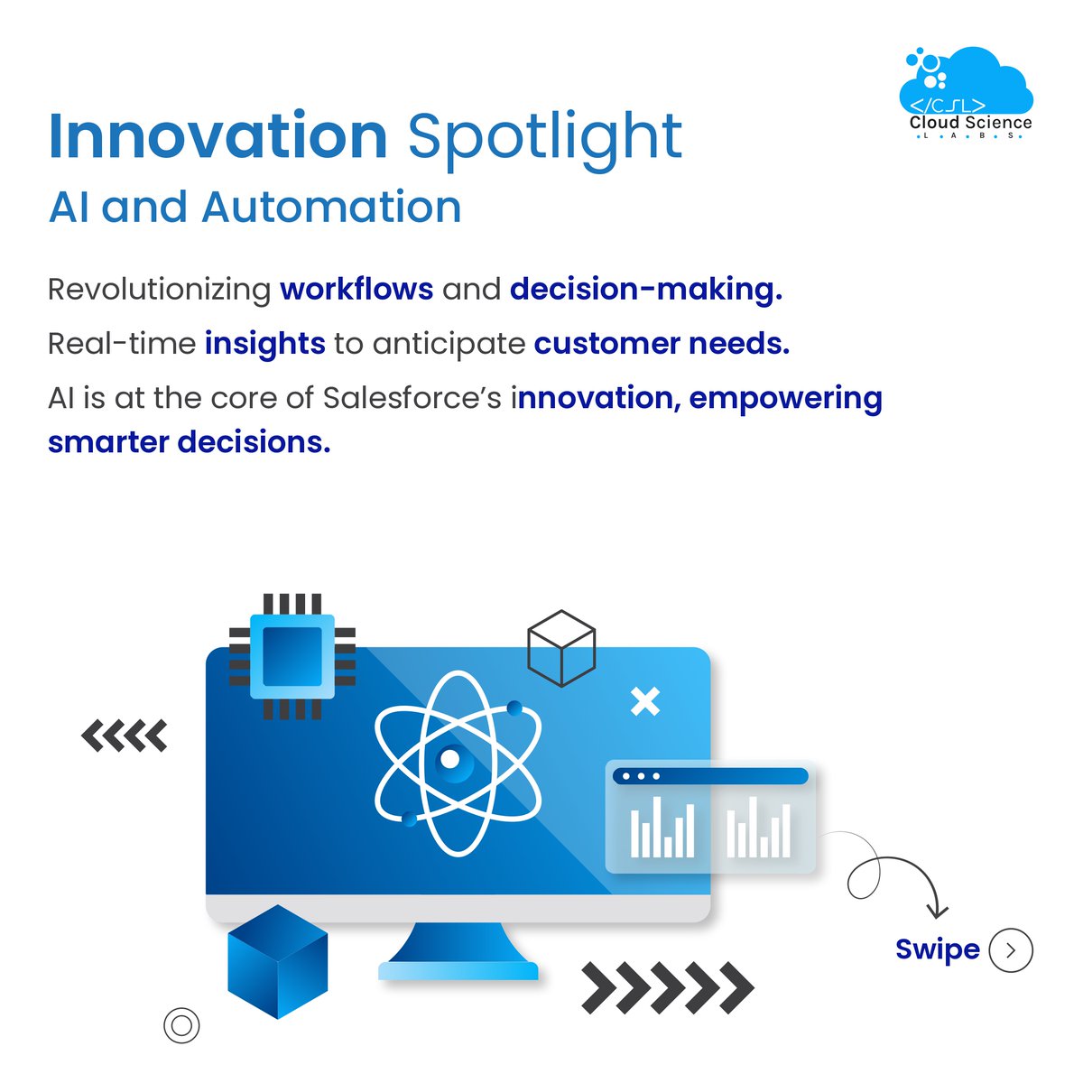 labs_science's tweet image. Ready to redefine success in 2025?

With #Salesforce &amp;amp; Cloud Science Labs, unlock:

- #EinsteinGPT for smarter decisions
- Industry solutions for real estate, healthcare &amp;amp; more
- Endless integrations for growth

📩 digital@cloudsciencelabs.com

#CloudScienceLabs #Salesforce