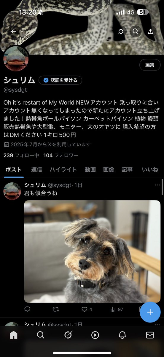 このアカウント新しく立ち上げましたのでフォローよろしくお願いします🙇
リツイートして頂けると有難いです🙇