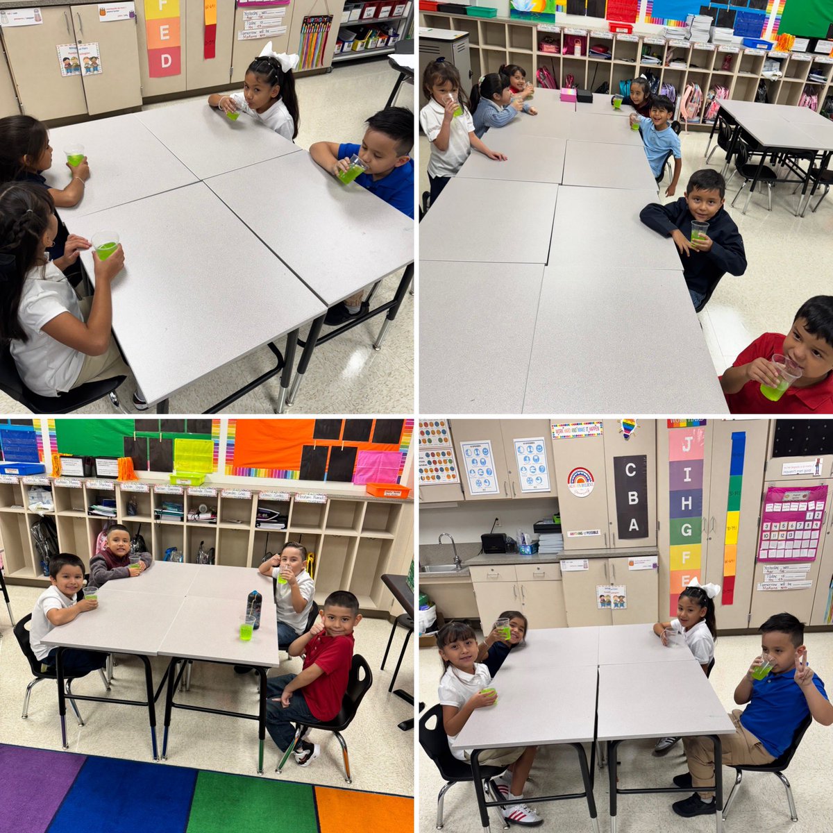PadronMrs's tweet photo. First day of school tradition!! Trapping our worries in a jar and drinking jitter juice to get rid of the nerves to be ready to learn everything we can this year in first grade! @HESLancaster 

#firstgradeteacher #bilingualteacher #bilingualclassroom #firstdayofschoolactivity https://t.co/ci3MvWI5DS