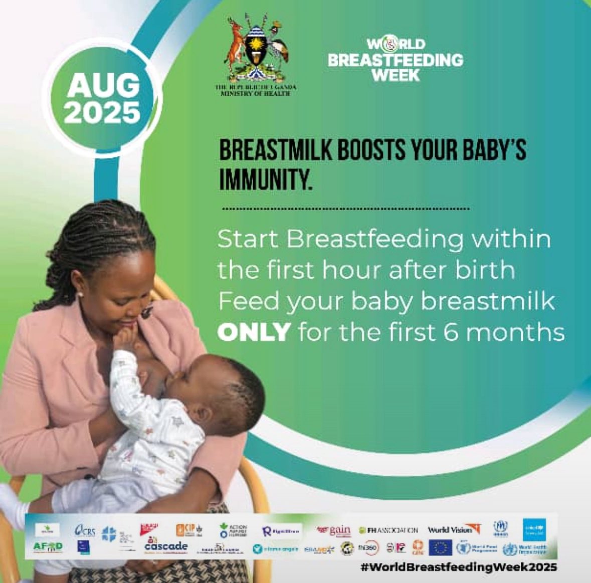 Dear Mother,

Start breastfeeding within the first hour after birth. The first breast milk a mom produces is colostrum; thick, golden, and packed with immune power. 
It is rich in antibodies, protein, and nutrients that protect newborns from infections and kickstart healthy