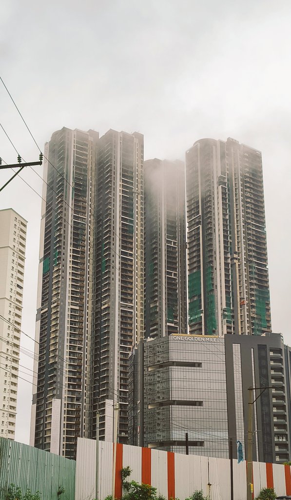 Clouds over SAS Crown, Kokapet 
#HyderabadRains