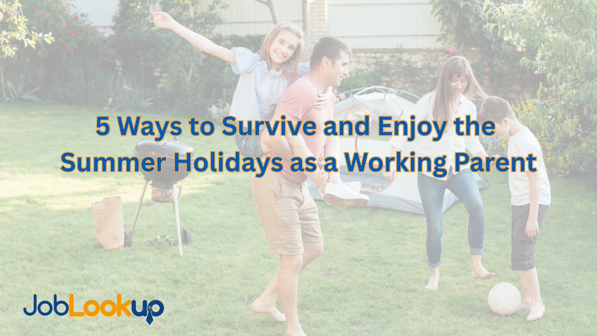 JobLookupGlobal's tweet image. Working parents , we’ve got your back.
Check out our 5 fun (and sanity-saving) tips to survive the summer holidays! 🏖️🍦
#6weeksholidays #summer #WorkingParents #worklife

👉 Read all about it: joblookup.com/explore/5-ways…