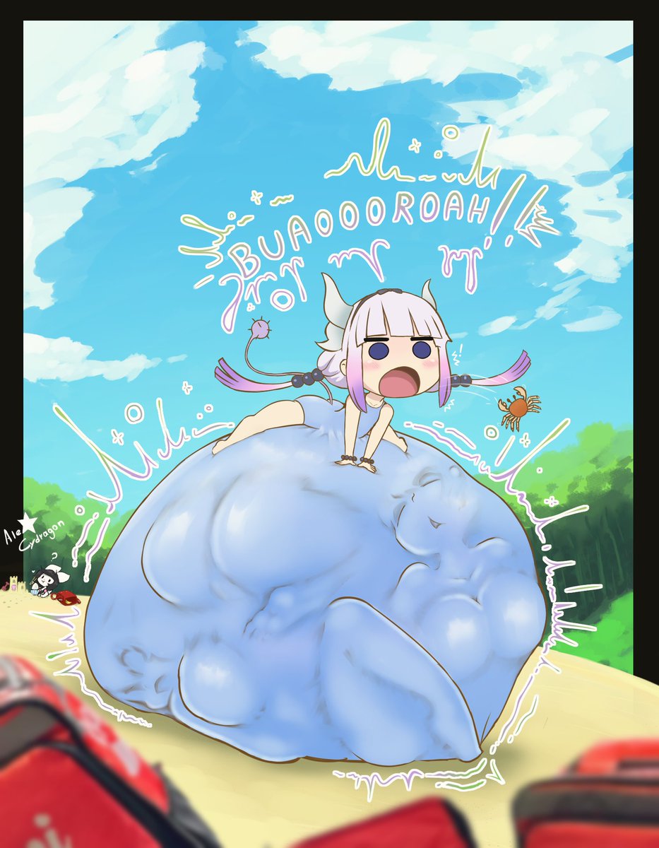 Kanna collab!! Oh no, Kanna didn't like her lunch and started