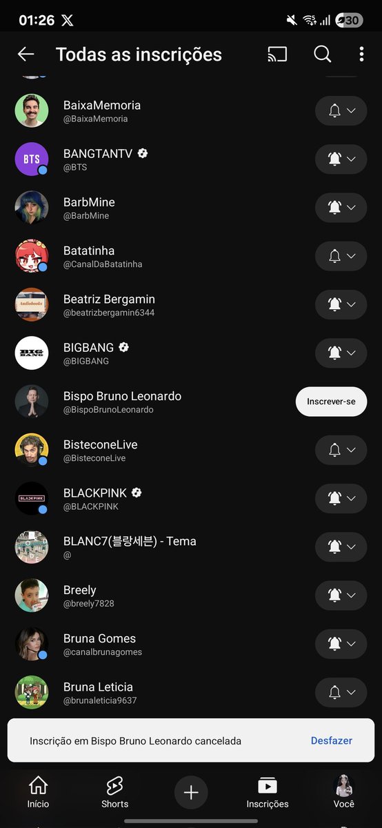 xsfeh_'s tweet photo. Felipe falou tanto do Bispo ultimamente, e eu vi q estava inscrita no canal dele SEM ME INSCREVER. https://t.co/lx6J29Rbd0