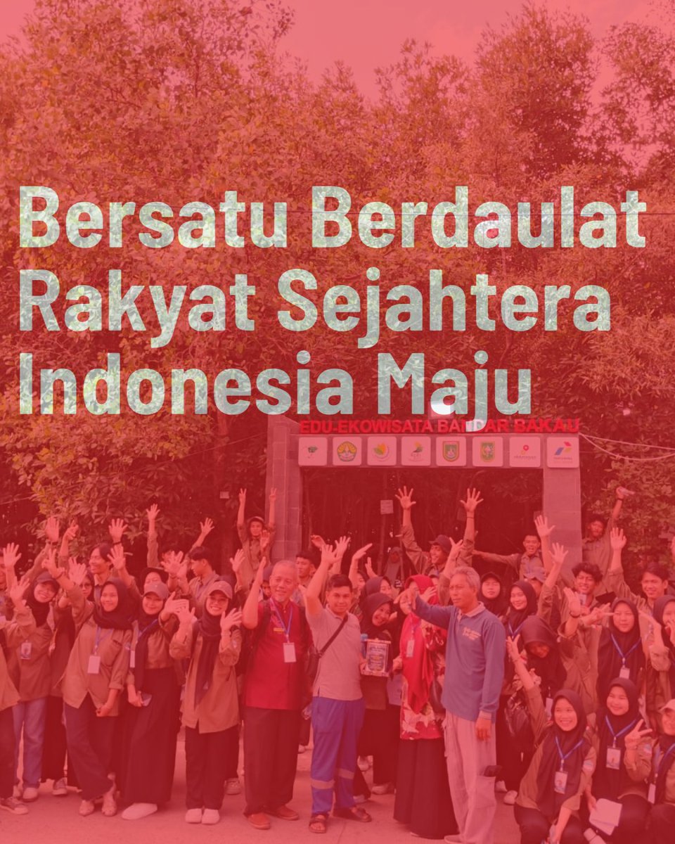 BANDARBAKAUID's tweet photo. Happy 80th Independence Day, Republic of Indonesia!

UNITED

#HUTRI80 
#BersatuBerdaulat 
#BandarBakau 
#BandarBakauMenujuDunia 
#MangroveConservation 
#HeritageOfMalay 
#IndonesiaMaju https://t.co/QERUPyDF6J