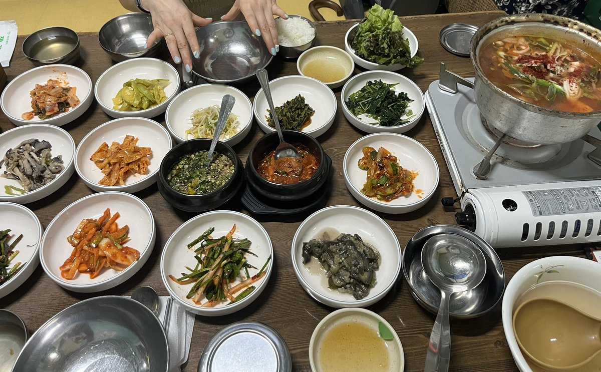 비갠뒤 동태찌개 한상..