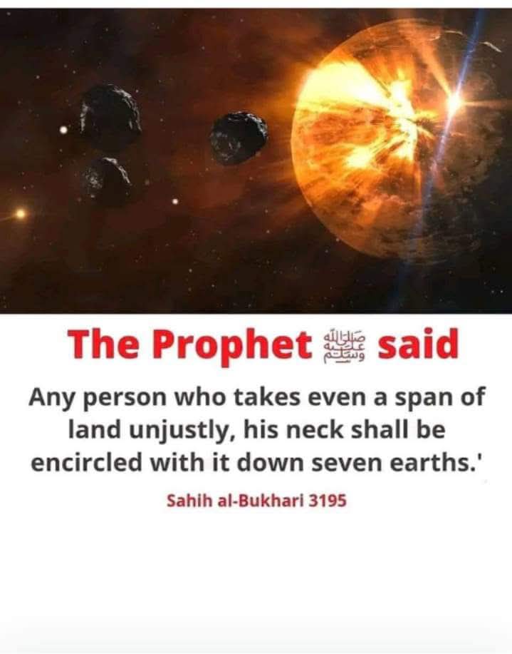 Don't unjust seized people's property