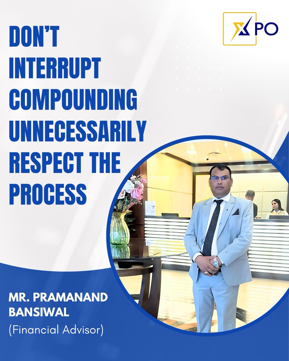 PARMANAND9900's tweet image. When compounding is not interrupted, it works best.
Like pulling a plant to look at its roots, every disturbance slows the growth.

💡 When accumulating wealth, exercise patience, respect the process, and make the most of time.
:
#respecttheprocess #powerofpatience