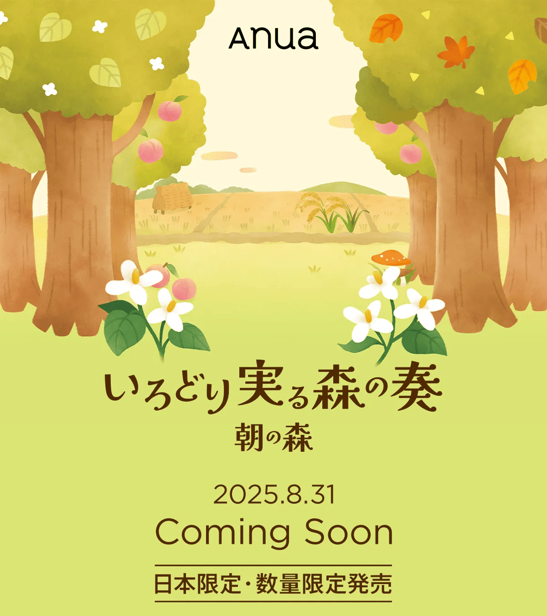 いろどり実る森の奏 PDRNセット 日本限定・数量限定】 Anua新企画セット いろどり実る森の奏 〜朝の森