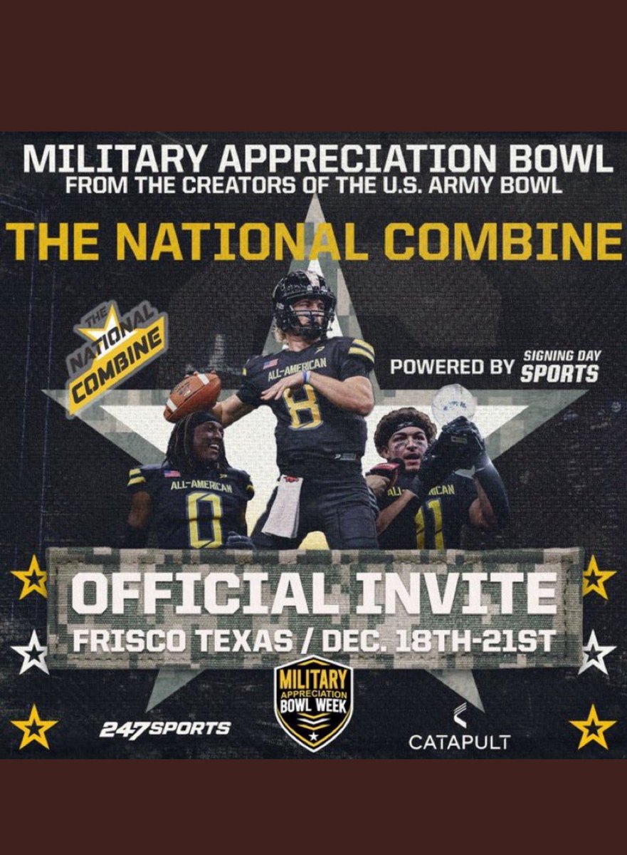 Ryan Vasavilbaso (@ryanvasa_12) on Twitter photo Thank you <a href="/JJKilgore_SDS/">JJ Kilgore</a> for inviting me to the 2025 Army National Combine this December!! #GATA 
<a href="/DESERTVIEW_FB/">Robert Bonillas</a> <a href="/DesertViewFB/">Desert View Football</a> <a href="/TreyAndersonQB/">Trey Anderson</a> <a href="/GroundUpQB/">GROUND UP</a> <a href="/Jre25/">Jesus Robinson</a> <a href="/Ronnie_Ventura/">Ronnie_Ventura</a> <a href="/Coach_CFuller/">Chance Fuller</a> <a href="/CoachTWebb/">Thomas Webb Jr.</a> <a href="/coachBSanders18/">Brandon Sanders</a> <a href="/CoachDoege/">Seth Doege</a> <a href="/TimRoschmann/">Tim Roschmann</a> Thank you <a href="/JJKilgore_SDS/">JJ Kilgore</a> for inviting me to the 2025 Army National Combine this December!! #GATA 
<a href="/DESERTVIEW_FB/">Robert Bonillas</a> <a href="/DesertViewFB/">Desert View Football</a> <a href="/TreyAndersonQB/">Trey Anderson</a> <a href="/GroundUpQB/">GROUND UP</a> <a href="/Jre25/">Jesus Robinson</a> <a href="/Ronnie_Ventura/">Ronnie_Ventura</a> <a href="/Coach_CFuller/">Chance Fuller</a> <a href="/CoachTWebb/">Thomas Webb Jr.</a> <a href="/coachBSanders18/">Brandon Sanders</a> <a href="/CoachDoege/">Seth Doege</a> <a href="/TimRoschmann/">Tim Roschmann</a>