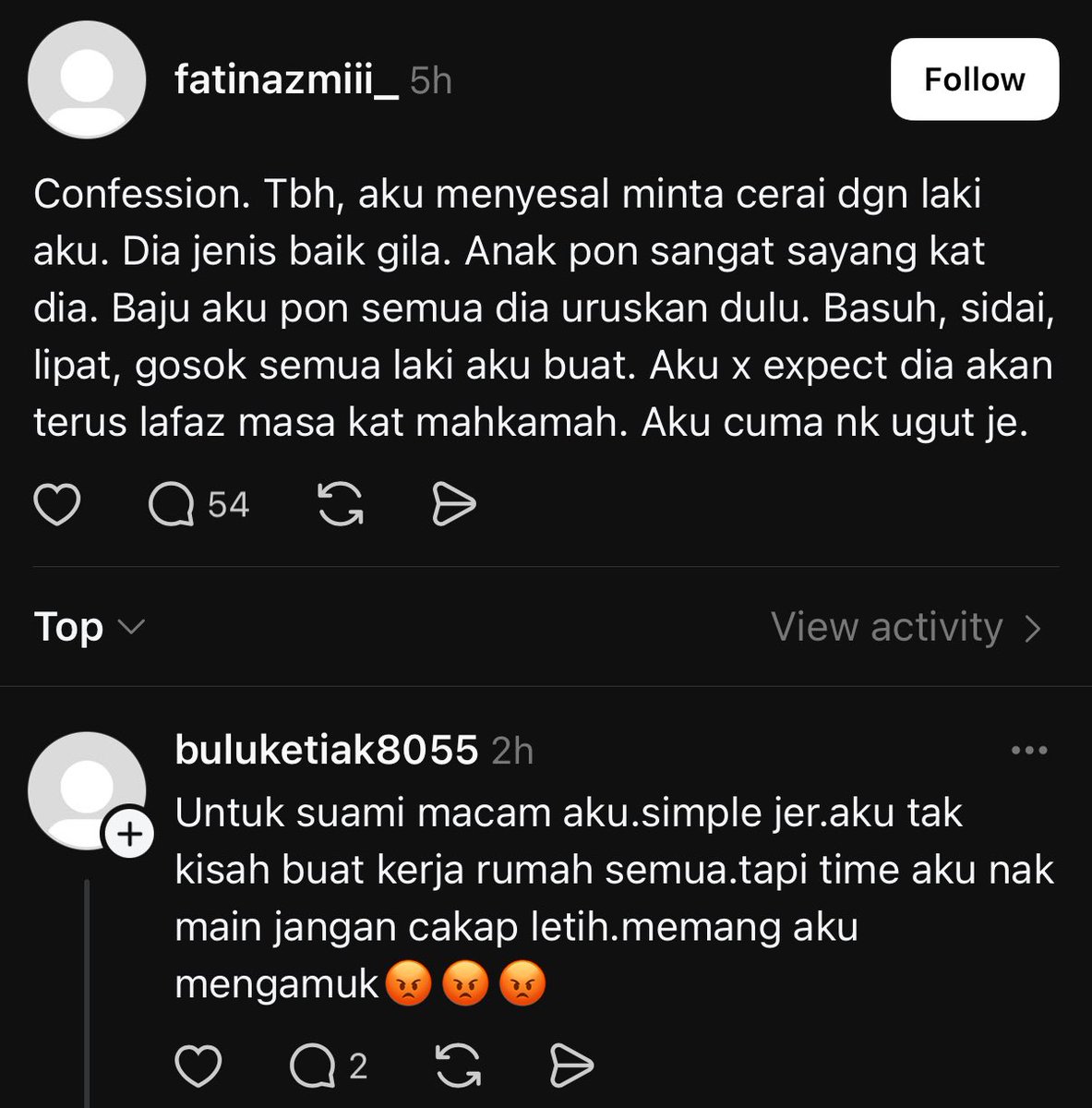 Macam2 gila orang kat threads ni