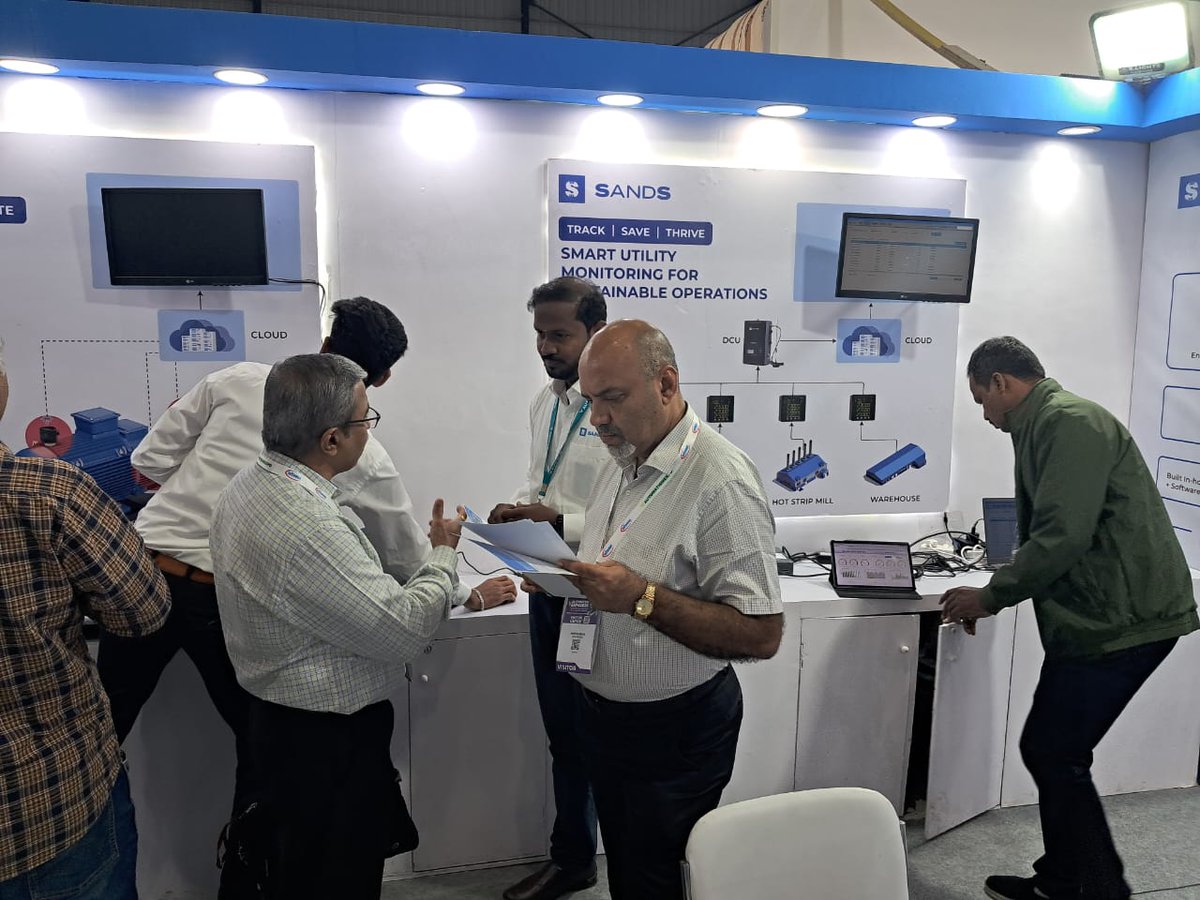 🚀 Day 3 – SANDS at Automation India #Expo2025. Excited🤝to collaborate with professionals from the #industrialautomation⚙️and #utilitysectors, exploring their requirements🔍and presenting our cutting-edge solutions. #SANDS #ARGUS #SYNTIME #ENMS #vibrationanalyzer