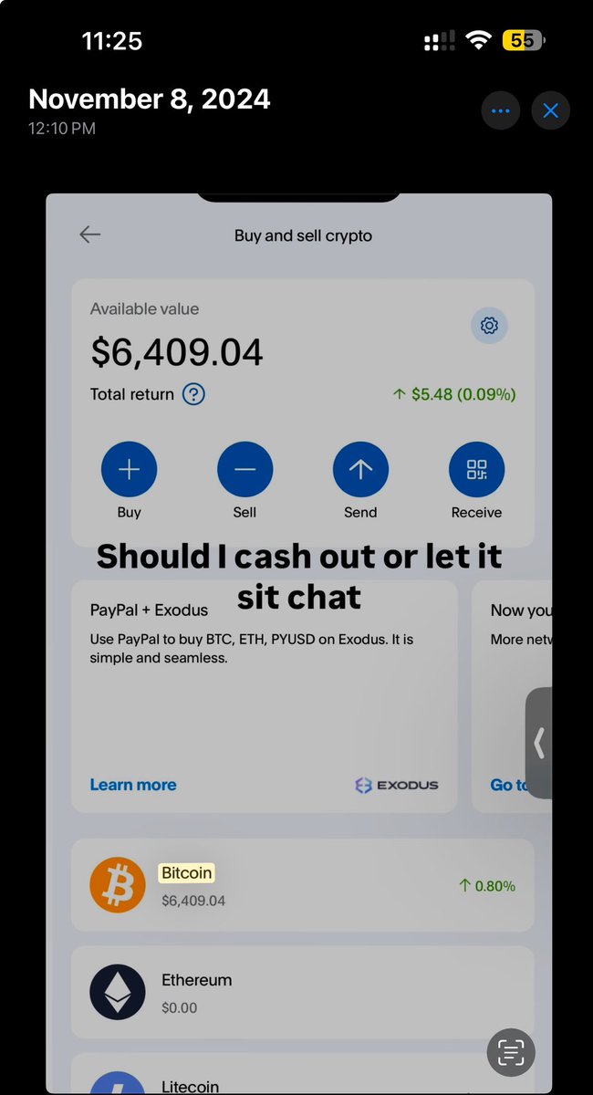 ilypaperboy's tweet photo. @allthemoney I cashed out $6,400 in btc when it was at 80k 🥀 https://t.co/38wzl5RfEo