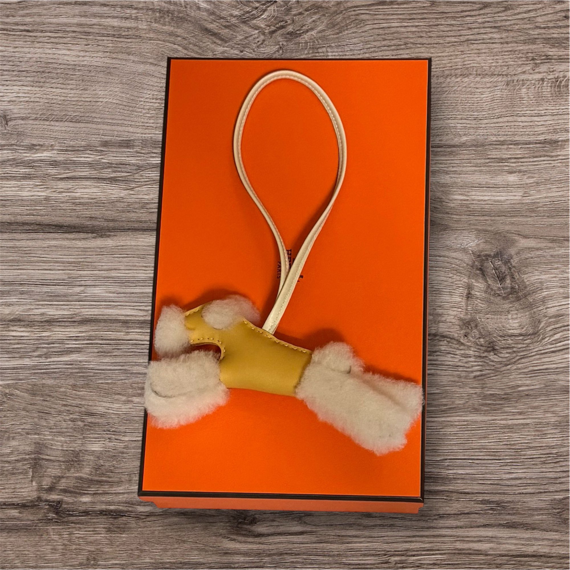 HERMES ♡希少♡モコモコ可愛い☆チャーム バディ HERMES ♡希少♡モコモコ可愛い☆チャーム バディ