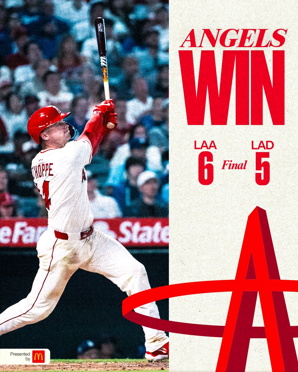 something something Tungsten Arm O’Doyle something something and the Angels win 6-5

#RepTheHalo | #SoCalMcD