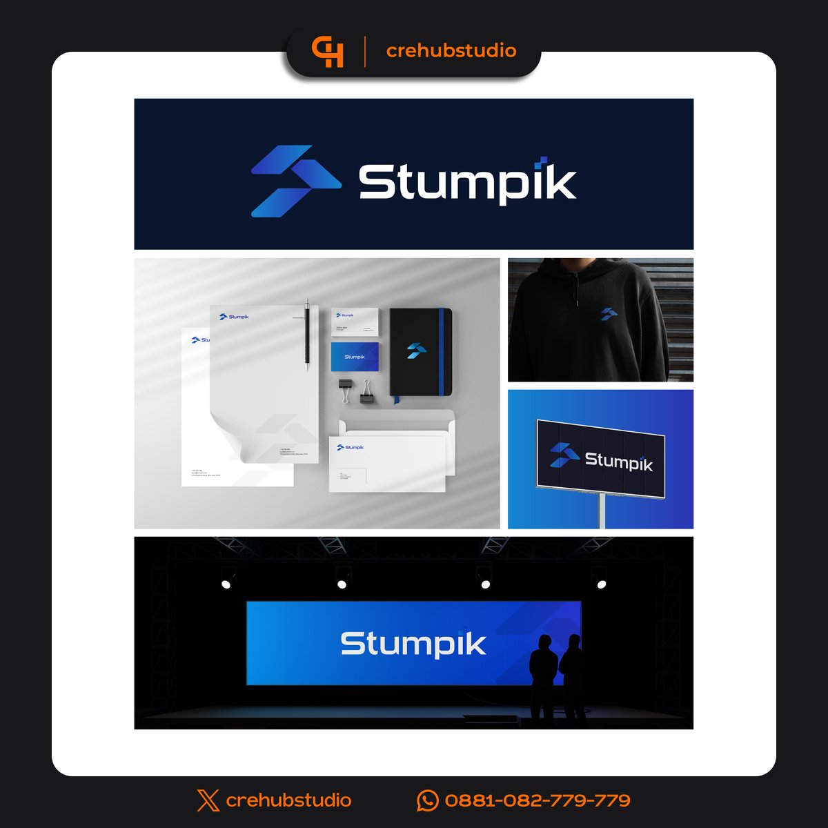 Design Project:
🔸Branding Stumpik

Open jasa/joki desain berkualitas melayani branding, pembuatan design logo, poster, banner, brosur, flyer, packaging, feeds IG, story IG, baju, jaket, dll.

☎️wa.me/62881082779779
📩DM/Klik link di bio untuk pemesanan

#zonauang #zonajajan