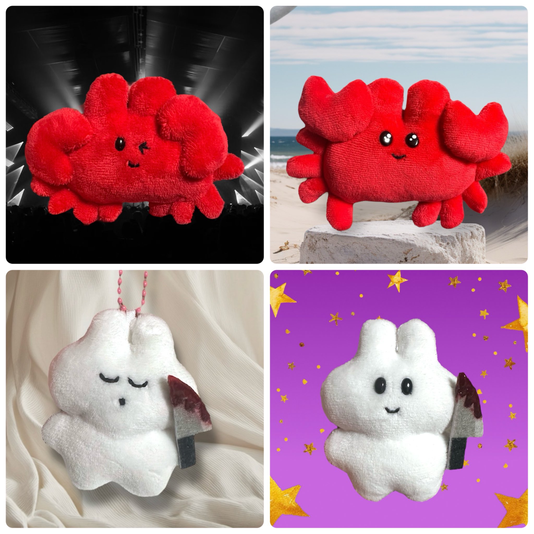 Mー394.396    オルゴナイト ❣️かえるさん・ちょい悪うさぎ❣️ 置物 Mー394.396 オルゴナイト ❣️かえるさん・ちょい悪うさぎ