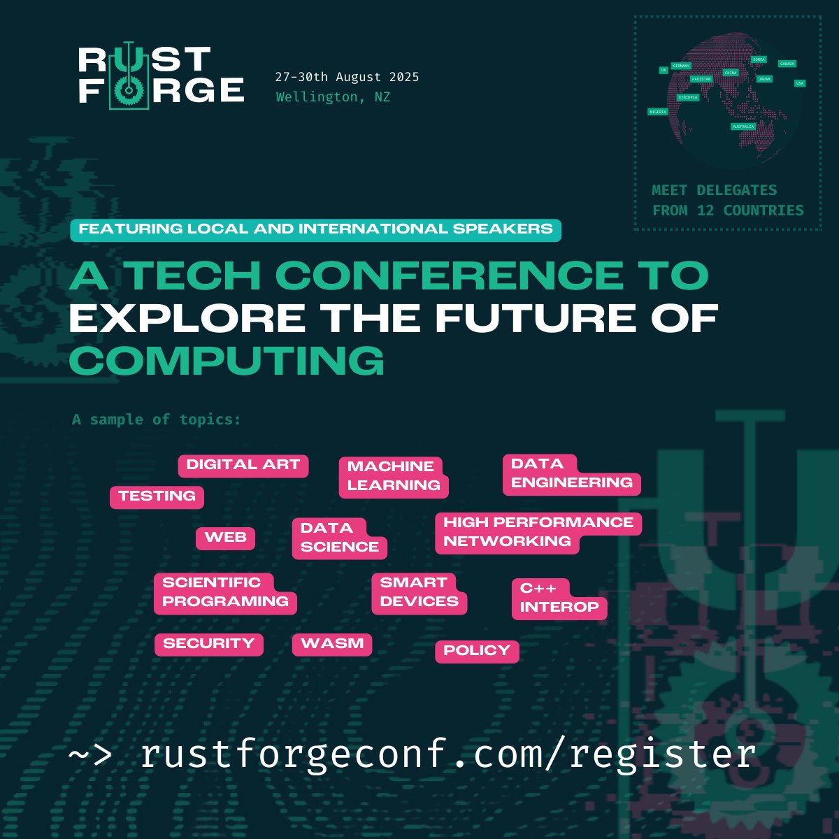 Rust Forge Conf tweet media
