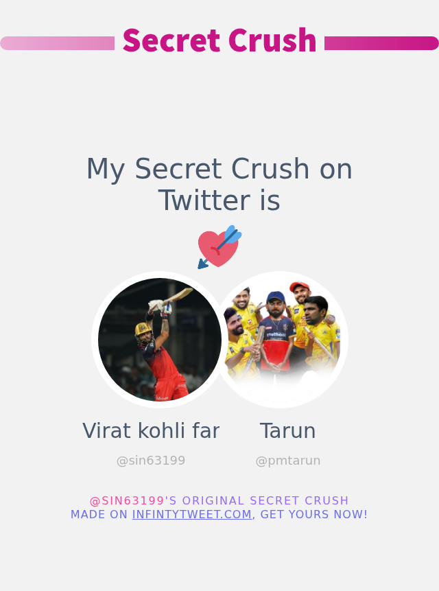 sin63199's tweet photo. My Secret Crush on Twitter is @pmtarun

➡️ https://t.co/yt21J8Ge9S https://t.co/pwg7fWJj18