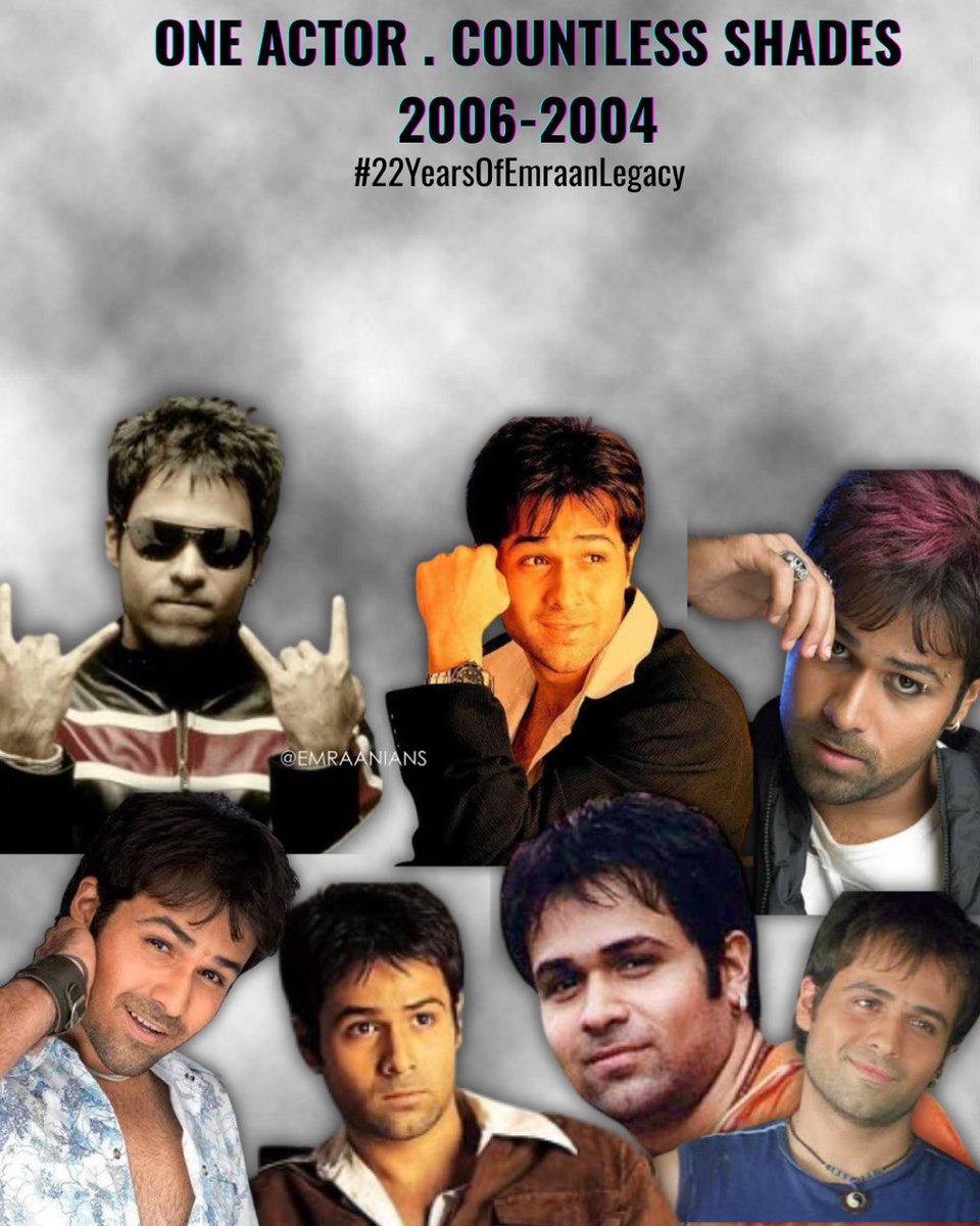 Emraanians's tweet photo. A seeker in #Kalyug.
A passion in #AashiqBanayaApne.
A lover torn in #Zeher.
A dreamer in #TumsaNahinDekha.
A game changer in #Murder.
From laughter to dangerous love he owned every frame.
@emraanhashmi 🖤
#22YearsOfEmraanLegacy #Chapter22Begins #EmraanHashmi https://t.co/0JNEOGkT3i