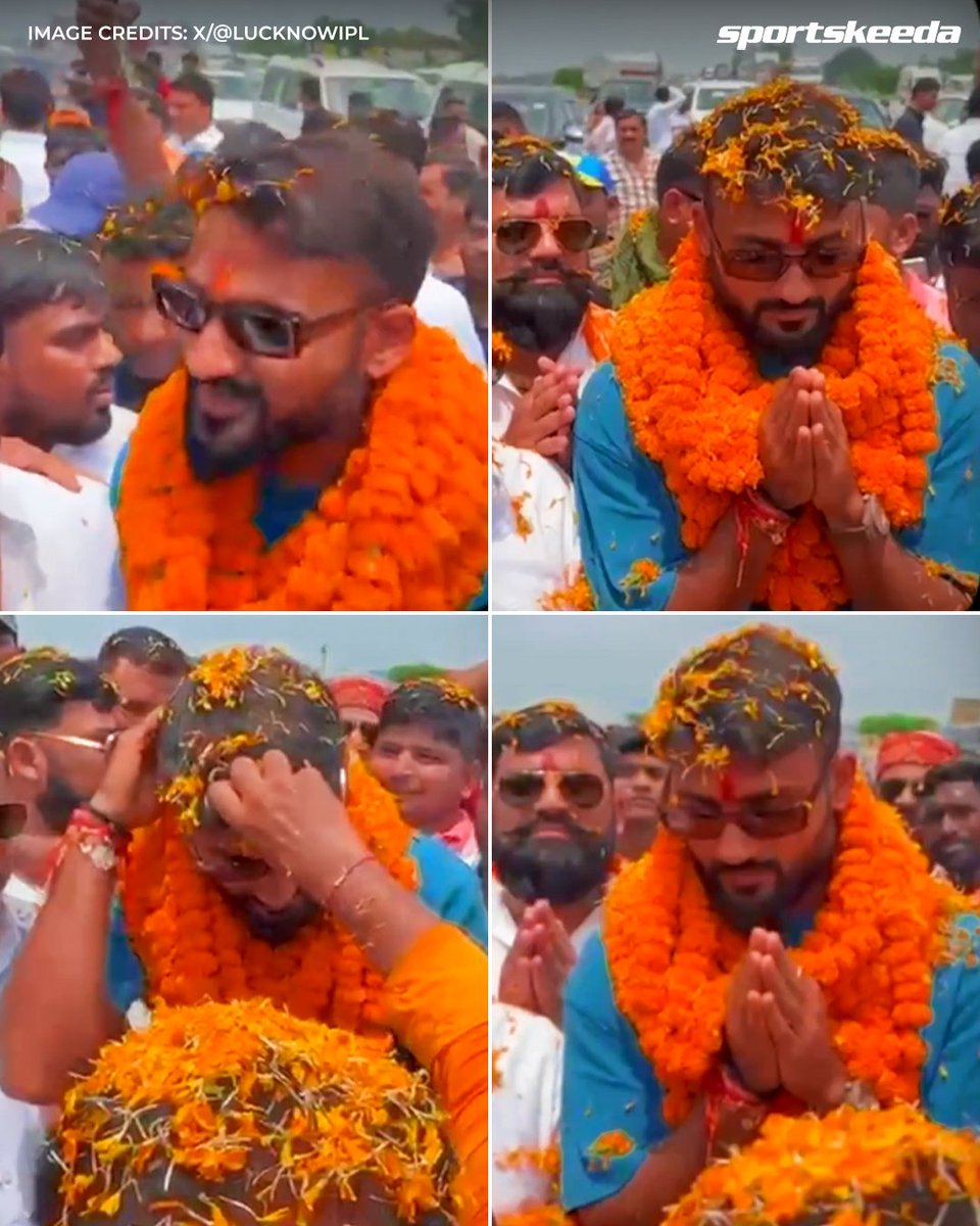 Sportskeeda's tweet image. Akash Deep returned to a hero’s reception in his hometown after a standout Test series in England. 👏🏼🤩

#ENGvIND #AkashDeep #TestCricket #Sportskeeda