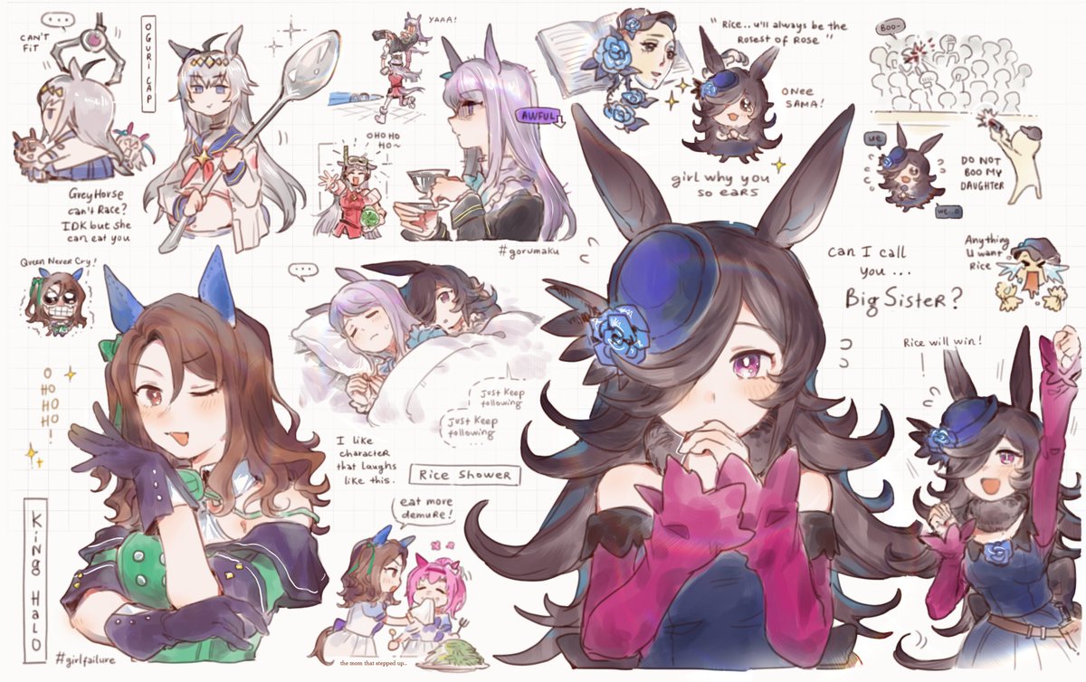 Hiru3152's tweet photo. girls you can’t help but root for 😭
#umamusume #ウマ娘 https://t.co/qKwc9kTebN