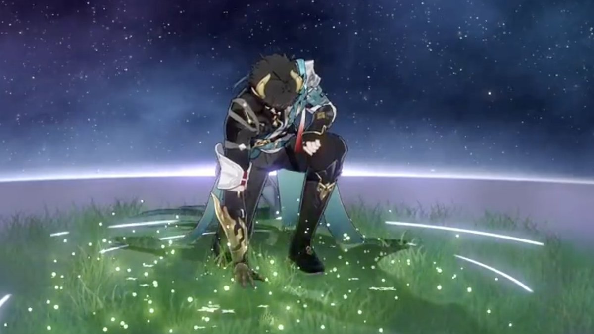 dan heng touching grass unlike most HSR players