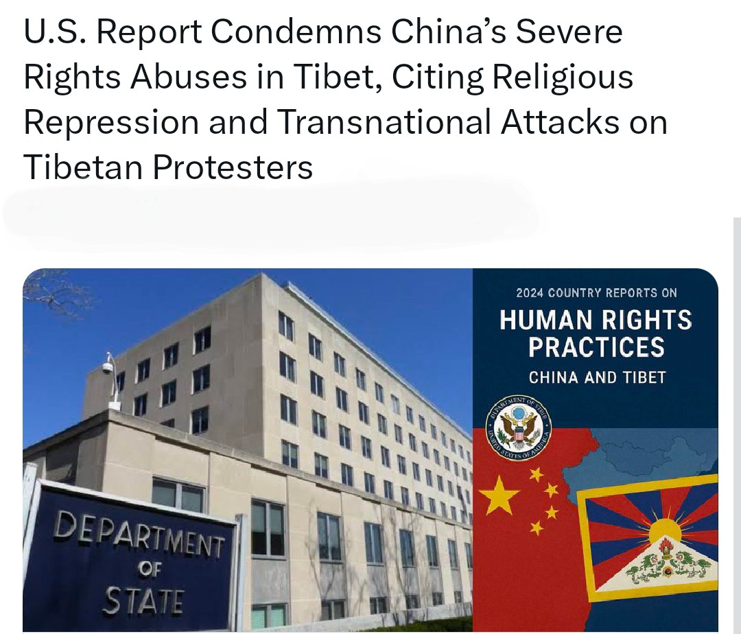 བོད་ནང་གི་འགྲོ་བ་མིའི་ཐོབ་ཐང་གི་གནས་སྟངས་ལ་འགྱུར་བ་མེད་པ་གསལ་སྟོན་གནང་འདུག 
<a href="/KojiKawagu18292/">Koji Kawaguchi</a> <a href="/MissWHPT/">Wai Hnin Pwint Thon</a> <a href="/ShengXue_ca/">盛雪SHENG Xue</a> <a href="/iingwen/">蔡英文 Tsai Ing-wen</a> <a href="/Jingjing_Li/">Li Jingjing 李菁菁</a> <a href="/meimei1935/">菲菲4.0</a> <a href="/KojiKawagu18292/">Koji Kawaguchi</a> <a href="/RDXThinksThat/">Colonel Rohit Dev (RDX) 🇮🇳</a> <a href="/Natasha_Walter/">Natasha Walter</a> 
#humanrights #tibet