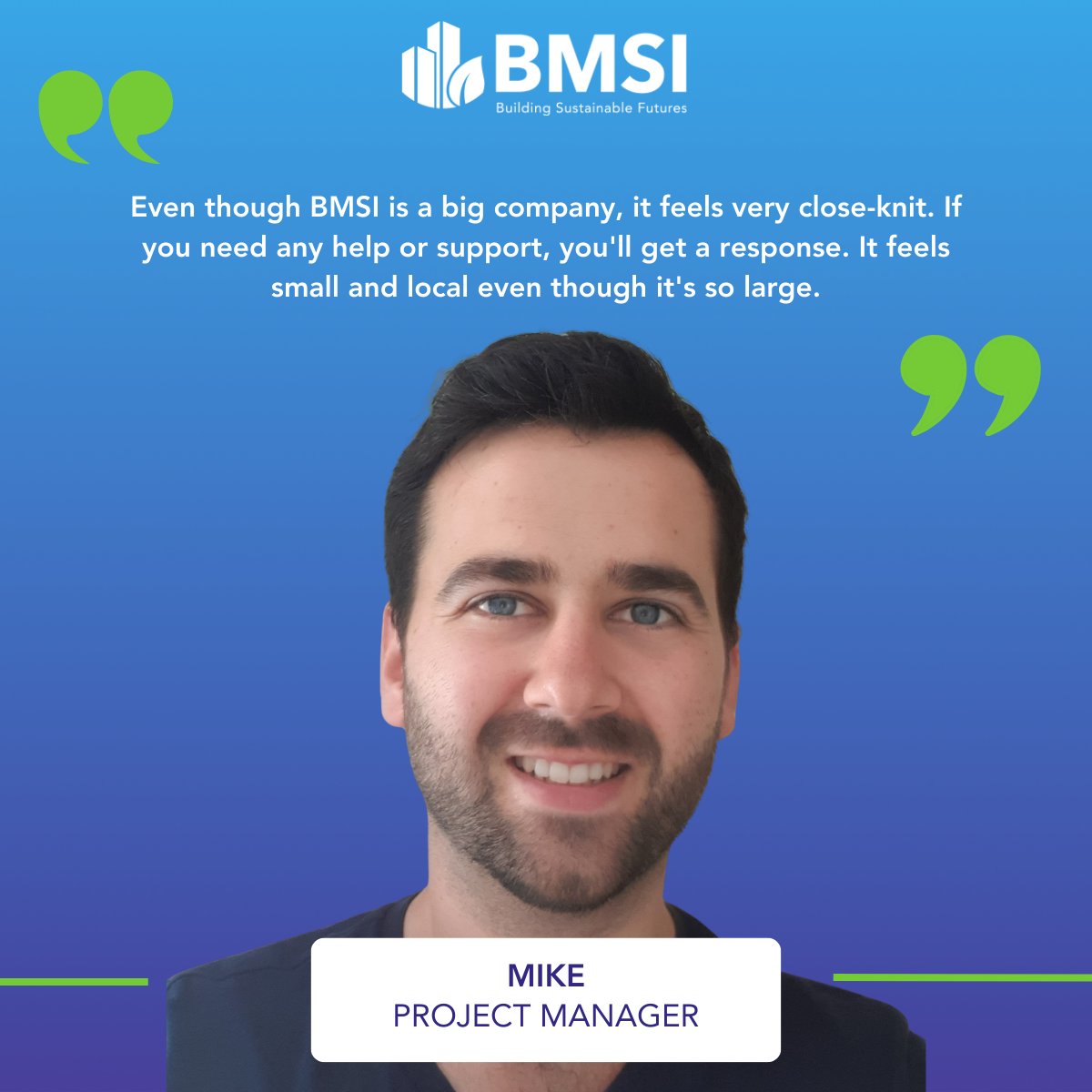 Meet Mike Culley-Sleight, our new Cardiff Project Manager! He's excited to be part of a BEMS team set up to succeed on projects in the MOD, government, and hospital sectors.