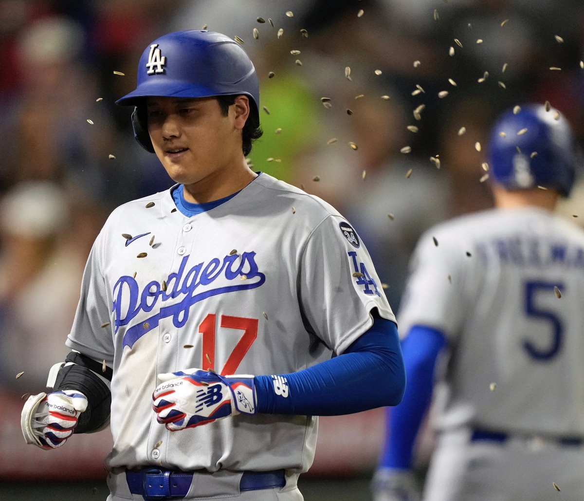 Shohei Ohtani had a .333 average and a 1.240 OPS with three home runs and a triple against the Angels this season, as the Dodgers lost all six games