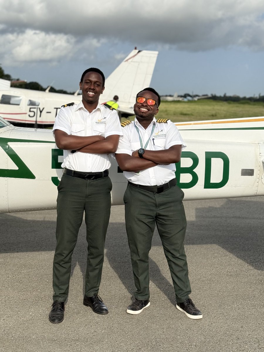 The_KSOF's tweet photo. Congratulations, Jamal Kilonzo🥳🥳
Your first solo flight is a remarkable achievement that speaks volumes about your determination and skill.
This is just the beginning of a bright future in aviation – keep reaching for new heights!
#KenyaSchoolOfFlying #KSOF #FirstSoloFlight https://t.co/aH65LdjZiF