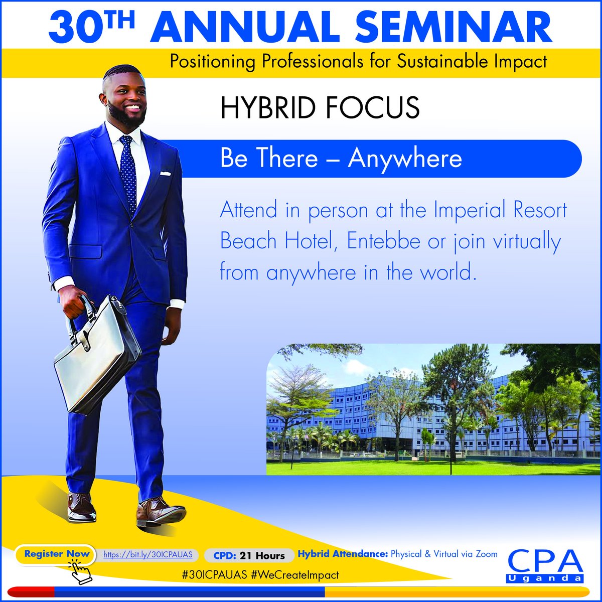 Early booking isn’t just about securing your seat, it’s about giving us time to create the best experience for you.

Help <a href="/ICPAU1/">ICPAU</a> plan your 30th Annual Seminar journey with precision.
Email events@icpau.co.ug for invoices and confirm now. Let’s make history together.
Register