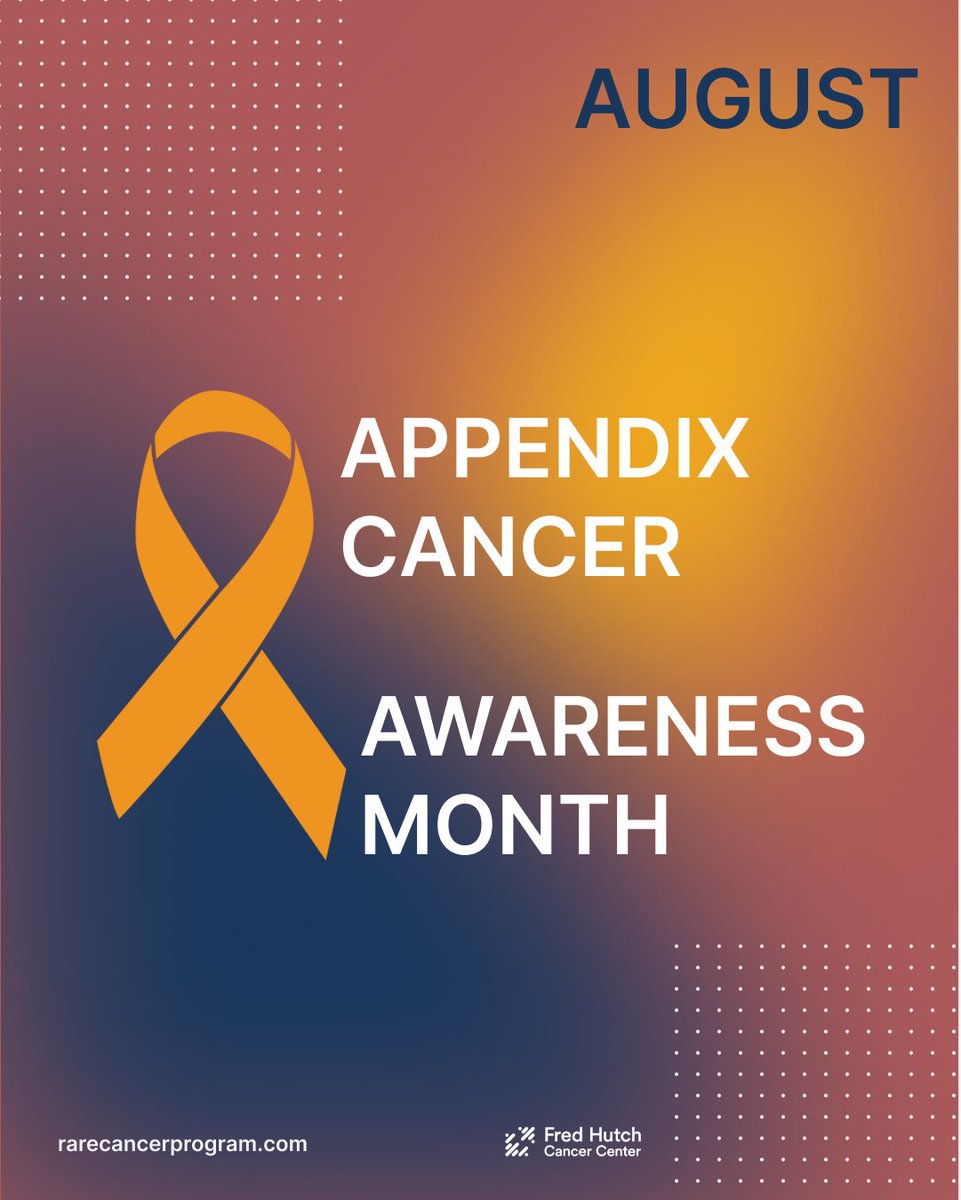 TRACER_Cancer's tweet image. 🎗️August is #AppendixCancerAwareness Month. 🧬

At @FredHutch, Dr. Jeremy Sharib is advancing research + clinical trials to better understand this rare and challenging cancer.

#AppendixCancerAwareness #CancerResearch
#TRACER #FredHutch

🔗Read more here: rarecancerprogram.com