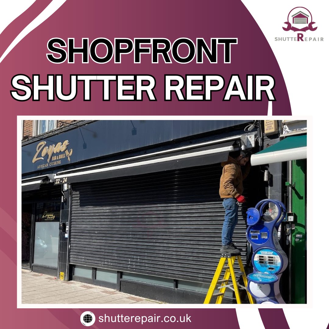 Shutterepair's tweet image. 👉Restore security and style with our Shopfront Shutter Repair Service. From quick fixes to full overhauls, we ensure smooth operation &amp;amp; lasting protection for your business!🛠️🔒
#ShopfrontShutterRepair #SecureBusiness #RollerShutterFix #London
👉Website: shutterepair.co.uk/service/shopfr…
