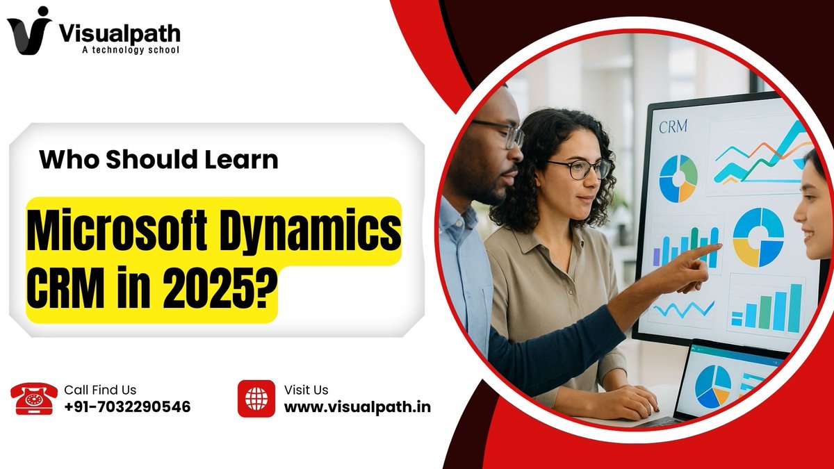 anikasharma98's tweet image. Who Should Learn Microsoft Dynamics CRM in 2025? linkedin.com/pulse/who-shou…
@VisualpathPro
#microsoftdynamicscrm #crm2025 #crmtraining #dynamics365 #crmjobs #crmskills #learncrm #powerapps #microsoftcrm #dynamicscrmtraining #crmcertification #careerincrm #freedemo #visualpath