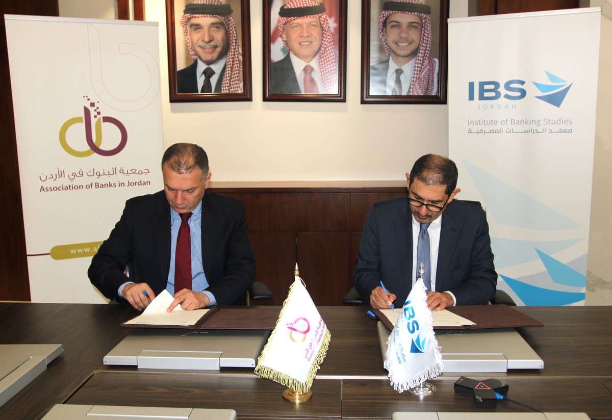Association of Banks in JO -جمعية البنوك في الاردن (@abjinjordan) on Twitter photo جمعية البنوك ومعهد الدراسات المصرفية يوقعان مذكرة تفاهم لتطوير الكفايات الوظيفية للعاملين في القطاع المصرفي
لقراءة الخبر عبر الرابط:
abj.org.jo/j57x
<a href="/IBS_JO/">Institute of Banking</a> جمعية البنوك ومعهد الدراسات المصرفية يوقعان مذكرة تفاهم لتطوير الكفايات الوظيفية للعاملين في القطاع المصرفي
لقراءة الخبر عبر الرابط:
abj.org.jo/j57x
<a href="/IBS_JO/">Institute of Banking</a>