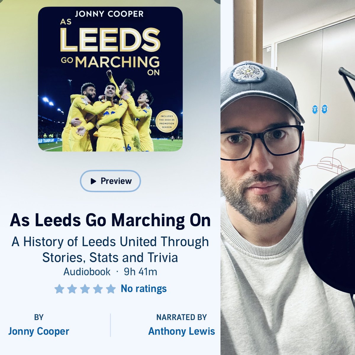 Anthony Lewis (@mranthonylewis) on Twitter photo This brilliant book by <a href="/JRCooper26/">Jonny Cooper</a> is out today. What he doesn’t know about @lufc isn’t worth knowing. And I had the great honour of recording the audiobook!
#MOT #mustread #leeds This brilliant book by <a href="/JRCooper26/">Jonny Cooper</a> is out today. What he doesn’t know about @lufc isn’t worth knowing. And I had the great honour of recording the audiobook!
#MOT #mustread #leeds